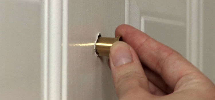peephole door repair in South San Gabriel