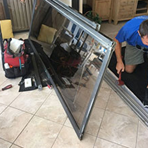 sliding glass door frame repair South San Gabriel